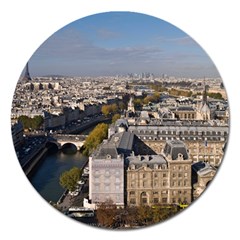 Notre Dame Magnet 5  (round) by trendistuff