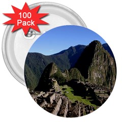 MACHU PICCHU 3  Buttons (100 pack) 