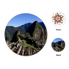 MACHU PICCHU Playing Cards (Round) 