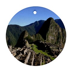 MACHU PICCHU Round Ornament (Two Sides) 