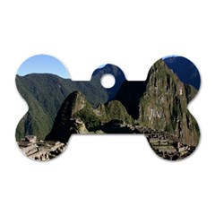 MACHU PICCHU Dog Tag Bone (One Side)