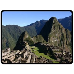 MACHU PICCHU Fleece Blanket (Large) 