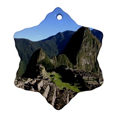 MACHU PICCHU Ornament (Snowflake) 