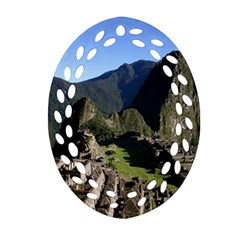 MACHU PICCHU Ornament (Oval Filigree) 