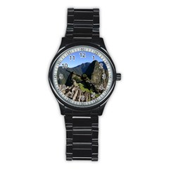 MACHU PICCHU Stainless Steel Round Watches