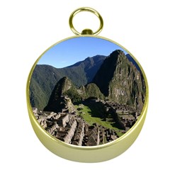 MACHU PICCHU Gold Compasses