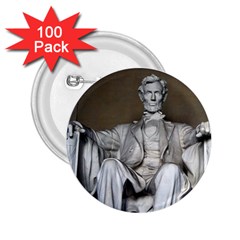 LINCOLN MEMORIAL 2.25  Buttons (100 pack) 