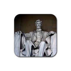 LINCOLN MEMORIAL Rubber Coaster (Square) 