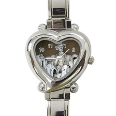 LINCOLN MEMORIAL Heart Italian Charm Watch