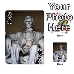 Lincoln Memorial Playing Cards 54 Designs  by trendistuff