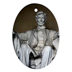 LINCOLN MEMORIAL Oval Ornament (Two Sides)