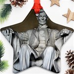 LINCOLN MEMORIAL Star Ornament (Two Sides)  Back