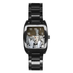 LINCOLN MEMORIAL Stainless Steel Barrel Watch