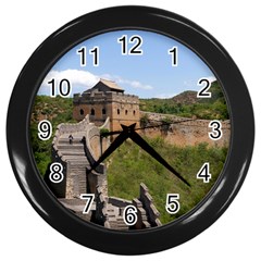 GREAT WALL OF CHINA 3 Wall Clocks (Black)