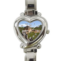 GREAT WALL OF CHINA 3 Heart Italian Charm Watch