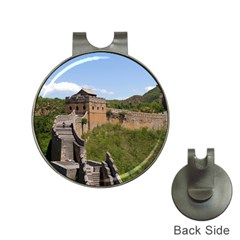 Great Wall Of China 3 Hat Clips With Golf Markers by trendistuff