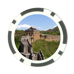 GREAT WALL OF CHINA 3 Poker Chip Card Guards