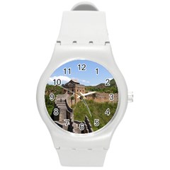 Great Wall Of China 3 Round Plastic Sport Watch (m) by trendistuff