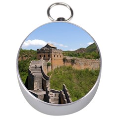 Great Wall Of China 3 Silver Compasses