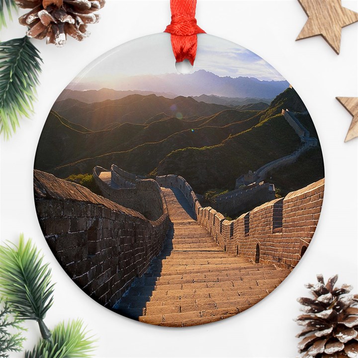 GREAT WALL OF CHINA 2 Ornament (Round) 