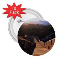 Great Wall Of China 2 2 25  Buttons (10 Pack) 