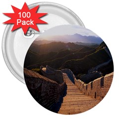 Great Wall Of China 2 3  Buttons (100 Pack)  by trendistuff