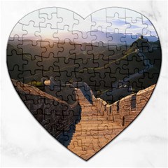 Great Wall Of China 2 Jigsaw Puzzle (heart) by trendistuff