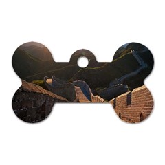 Great Wall Of China 2 Dog Tag Bone (one Side) by trendistuff