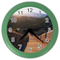 Great Wall Of China 2 Color Wall Clocks by trendistuff