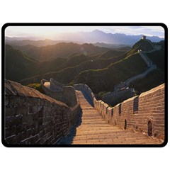 Great Wall Of China 2 Fleece Blanket (large) 