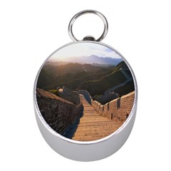 Great Wall Of China 2 Mini Silver Compasses