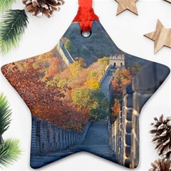 Great Wall Of China 1 Ornament (star)  by trendistuff