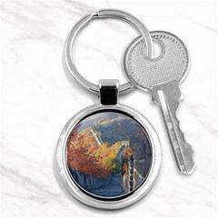 Great Wall Of China 1 Key Chains (round)  by trendistuff