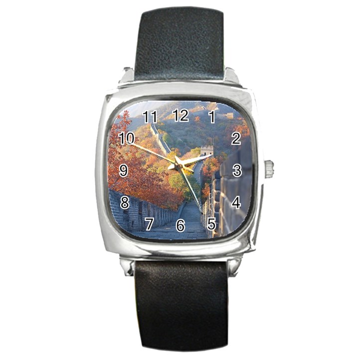 GREAT WALL OF CHINA 1 Square Metal Watches