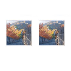 Great Wall Of China 1 Cufflinks (square) by trendistuff