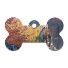 Great Wall Of China 1 Dog Tag Bone (two Sides) by trendistuff