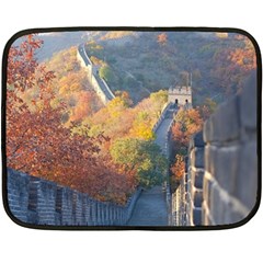 Great Wall Of China 1 Fleece Blanket (mini) by trendistuff