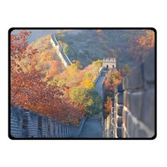 Great Wall Of China 1 Double Sided Fleece Blanket (small)  by trendistuff