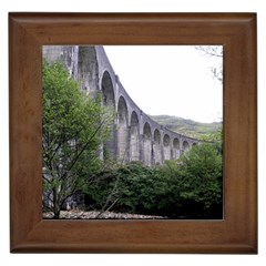 Glenfinnan Viaduct 2 Framed Tiles by trendistuff