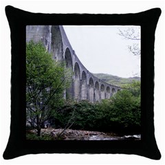 Glenfinnan Viaduct 2 Throw Pillow Cases (black) by trendistuff