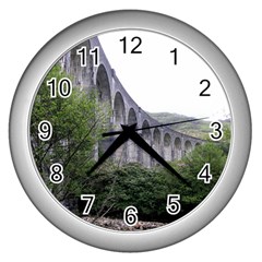 GLENFINNAN VIADUCT 2 Wall Clocks (Silver) 