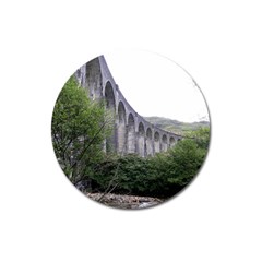 Glenfinnan Viaduct 2 Magnet 3  (round) by trendistuff