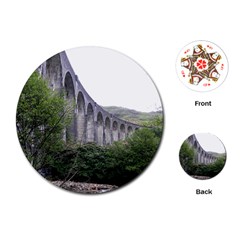 Glenfinnan Viaduct 2 Playing Cards (round) 