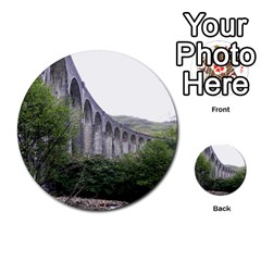 Glenfinnan Viaduct 2 Multi-purpose Cards (round)  by trendistuff