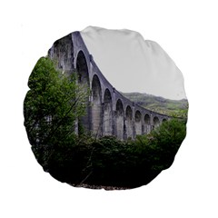 GLENFINNAN VIADUCT 2 Standard 15  Premium Round Cushions