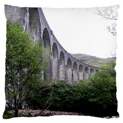 Glenfinnan Viaduct 2 Large Flano Cushion Cases (two Sides)  by trendistuff