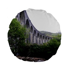 Glenfinnan Viaduct 2 Standard 15  Premium Flano Round Cushions