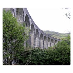 Glenfinnan Viaduct 2 Double Sided Flano Blanket (small)  by trendistuff