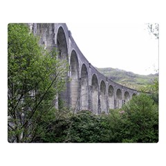 Glenfinnan Viaduct 2 Double Sided Flano Blanket (large)  by trendistuff