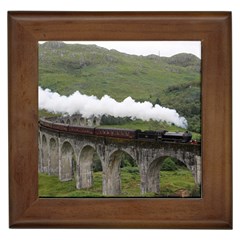 Glenfinnan Viaduct 1 Framed Tiles by trendistuff